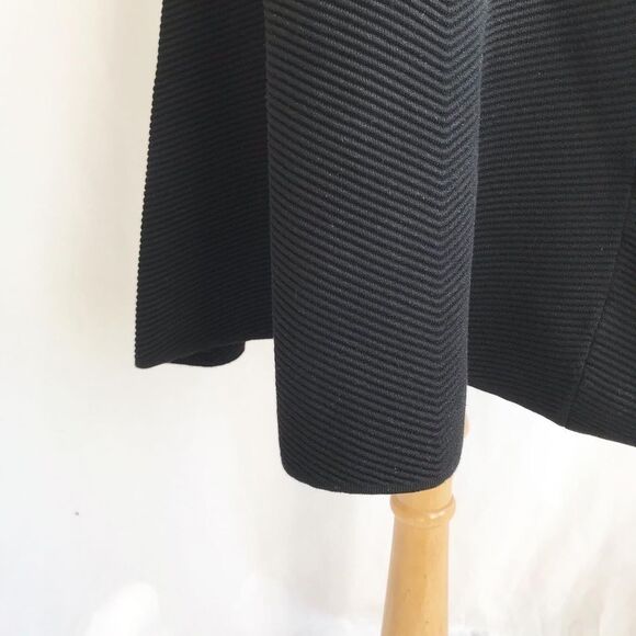 Rebecca Minkoff black ribbed texture dress Size L - Picture 5 of 10